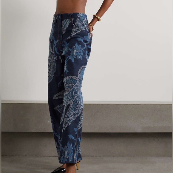 Etro jacquard denim pants - Picture 5 of 14